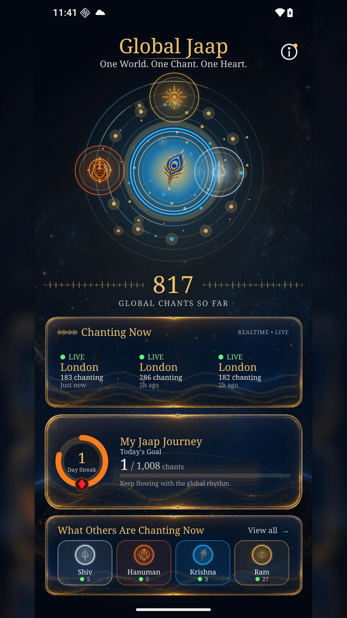 Global Jaap home screen